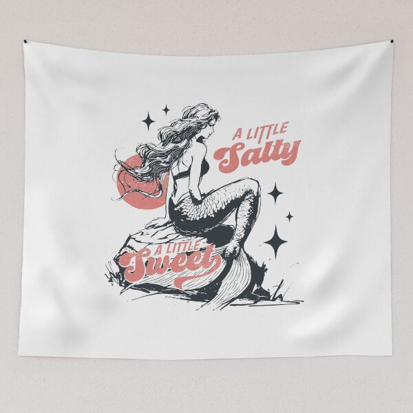 Item preview, Mermaid Retro A Little Salty A Little Sweet designed and sold by Jcat7.