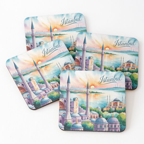 Item preview, Watercolor Istanbul Turkey designed and sold by ArtQueen777.