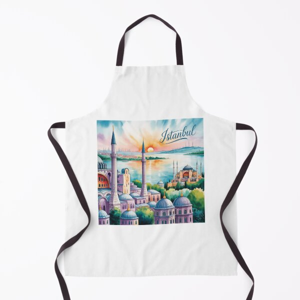 Item preview, Watercolor Istanbul Turkey designed and sold by ArtQueen777.