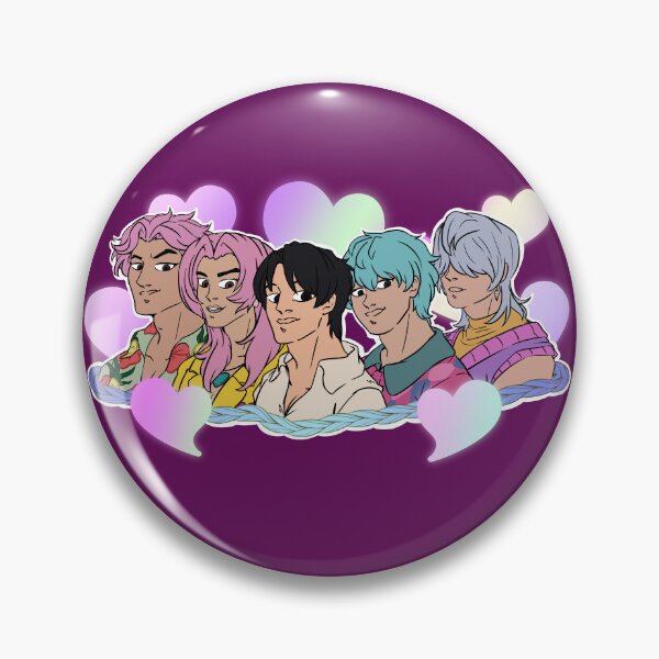 Item preview, The Saja Boys - Human, Holo Hearts Ver designed and sold by AstralRavens.