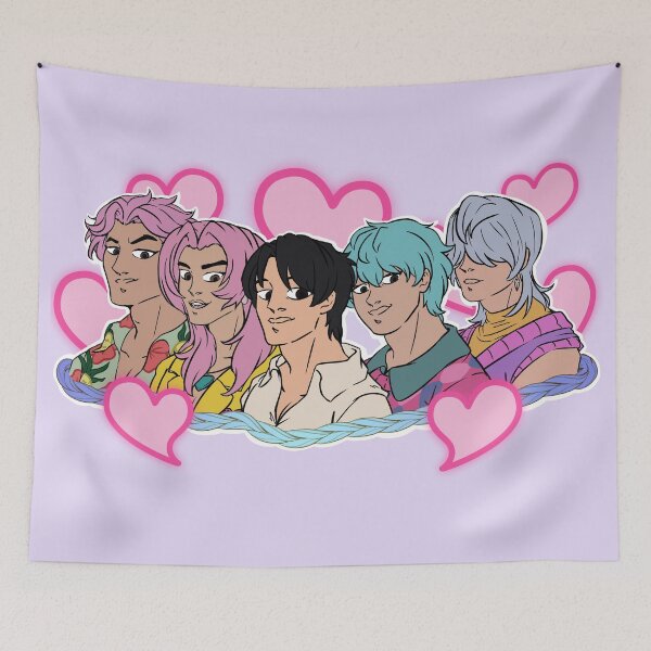 Item preview, The Saja Boys - Human, Pink Hearts Ver designed and sold by AstralRavens.