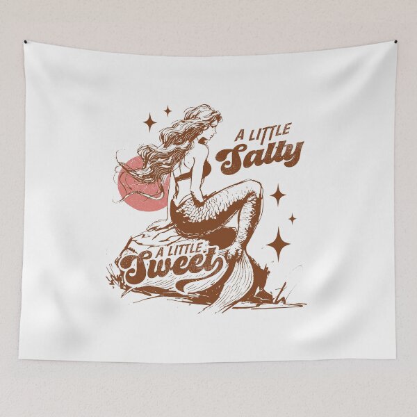Item preview, Mermaid Retro A Little Salty A Little Sweet designed and sold by Jcat7.