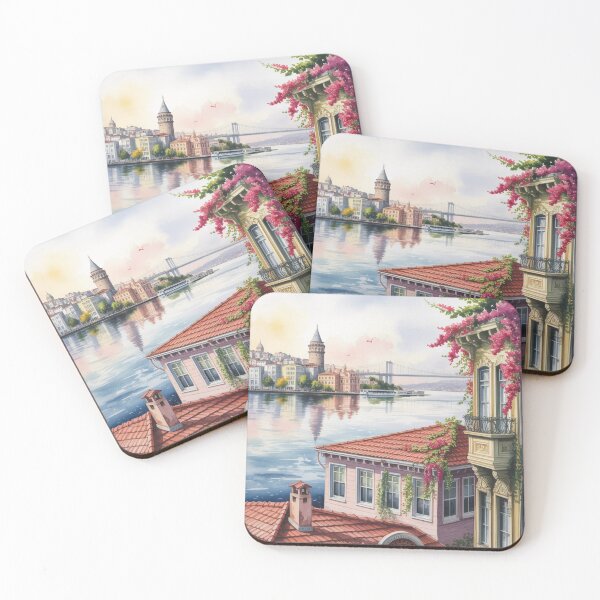 Item preview, Watercolor Istanbul City designed and sold by ArtQueen777.
