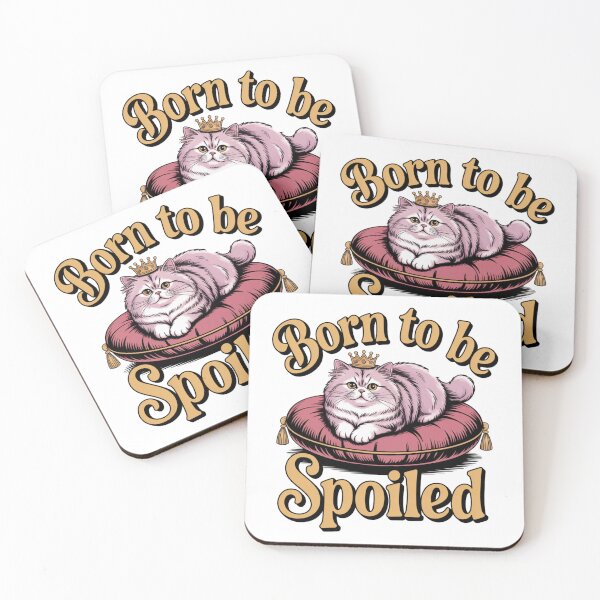 Item preview, Born to Be Spoiled – Princess Cat Pillow Life designed and sold by ArtByYunus.