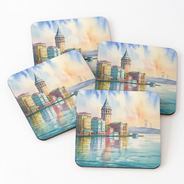 Item preview, Watercolor Istanbul City designed and sold by ArtQueen777.