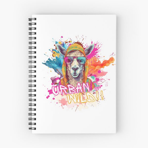 Item preview, Urban Wild Llama Sticker – Cool Street Art Animal Design designed and sold by Dexro.
