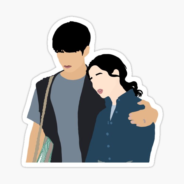 Vista previa del artículo con la obra «Cuando la vida te da mandarinas - Young Oh Ae Sun y Yang Gwan Sik», diseñado y vendido por Bingeartstudio.