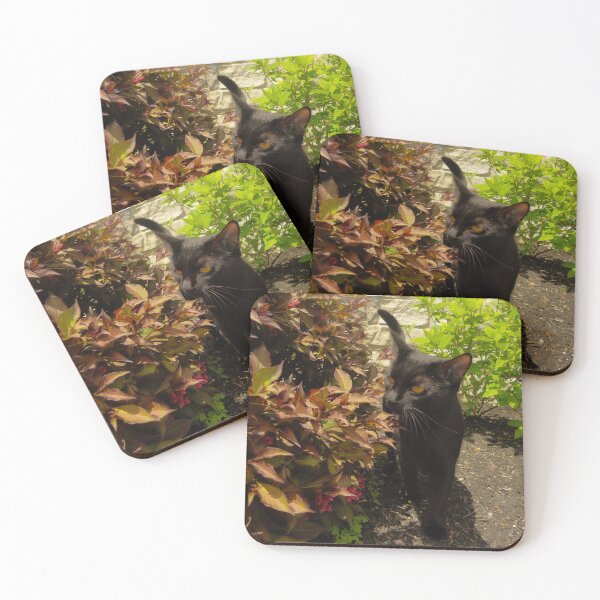 Item preview, Curious Kitten in the Garden designed and sold by ejtal.