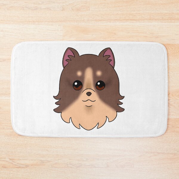 Item preview, Brown Pomeranian Cream Forehead Brows designed and sold by OliRoseArt.