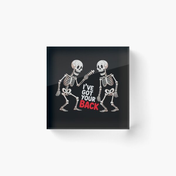 Item preview, Halloween Skeletons Ive Got Your Back designed and sold by PietrzakDesign.