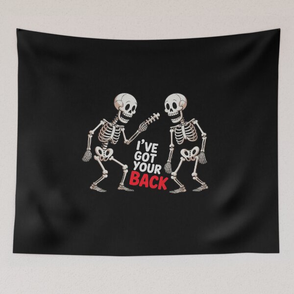 Item preview, Halloween Skeletons Ive Got Your Back designed and sold by PietrzakDesign.