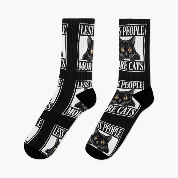 Item preview, Less People More Cats – Cat Lover’s Motto designed and sold by martin max.