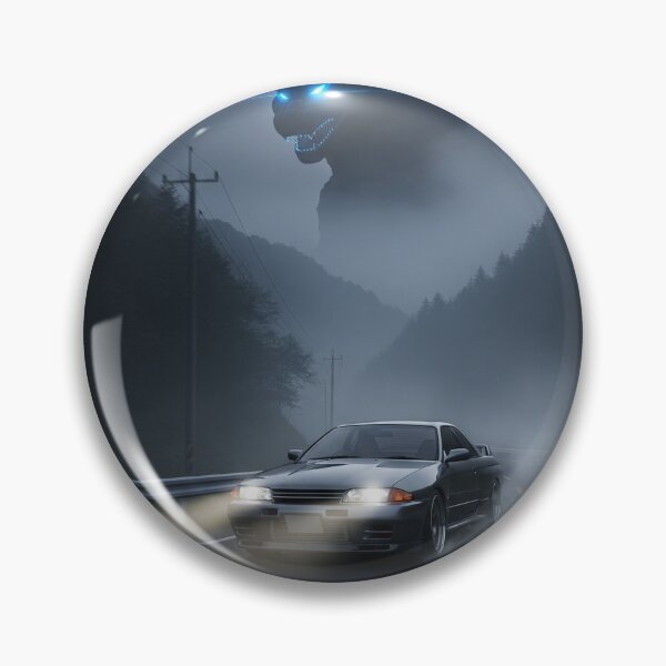 Item preview, R32 Godzilla JDM Nissan Skyline Car Monster Car Scene designed and sold by xthreadcreations.