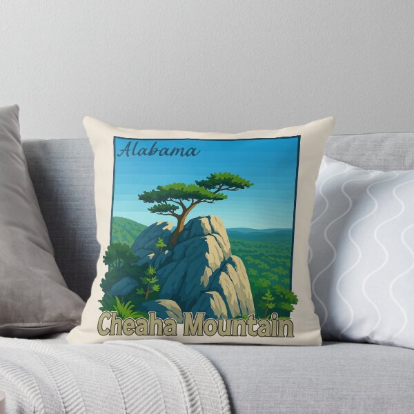 Item preview, Cheaha Mountain Vista – Alabama Vector Landscape designed and sold by Gideon Emmerich.