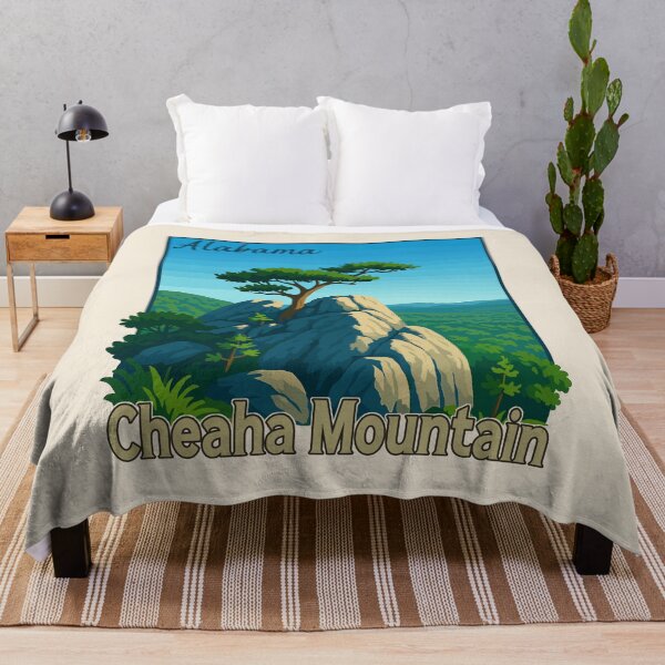 Item preview, Cheaha Mountain Vista – Alabama Vector Landscape designed and sold by Gideon Emmerich.