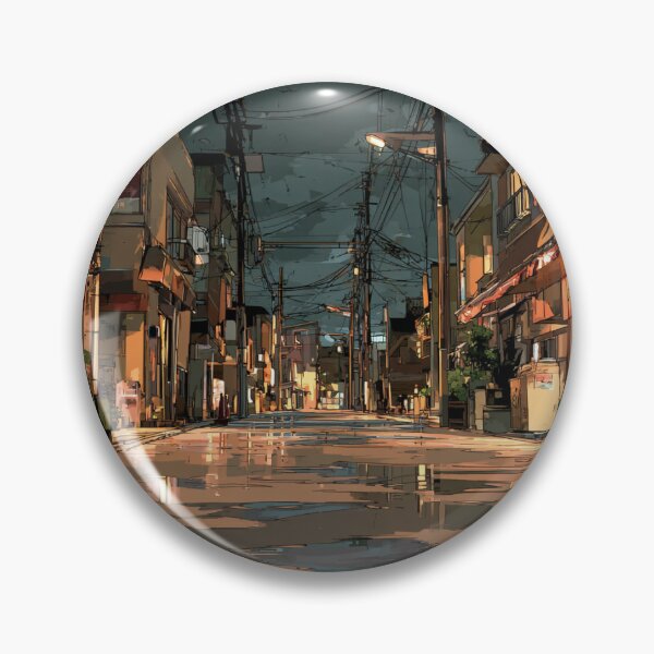 Artikelvorschau, Stille Straßenlaternen in einer regnerischen Nacht entworfen und verkauft von Bab00n-.