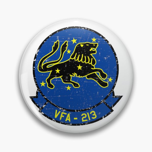 Item preview, USN - VFA-213 Blacklions Fighter Squadron - Grunge Style designed and sold by pzd501.