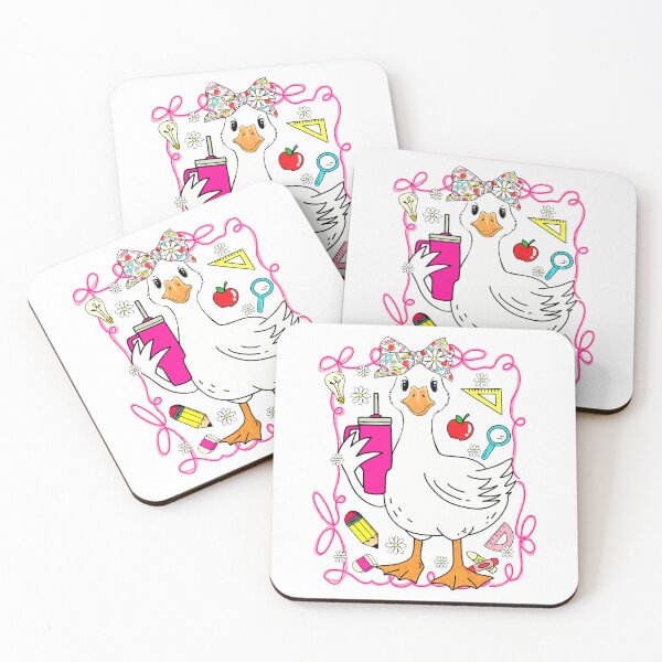 Item preview, Funny Teacher Goose Back to School Cute Goose Holding Tumbler Classroom  designed and sold by MotivaChic.