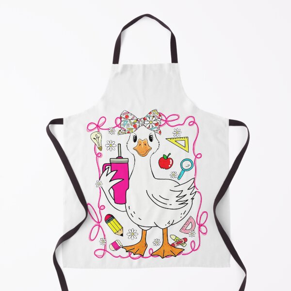 Item preview, Funny Teacher Goose Back to School Cute Goose Holding Tumbler Classroom designed and sold by MotivaChic.
