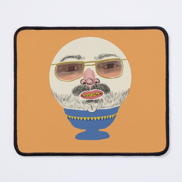 Item preview, Egg face - sunglasses, moustache and stubble designed and sold by Micki Moxie.