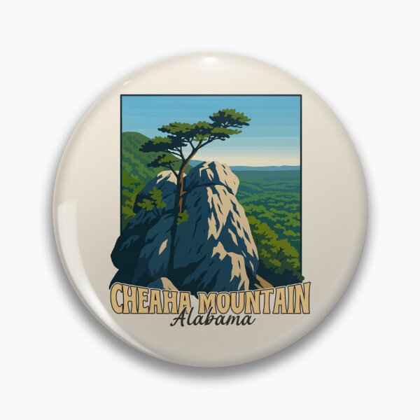 Item preview, Cheaha Mountain Vista – Alabama Vector Landscape designed and sold by Gideon Emmerich.
