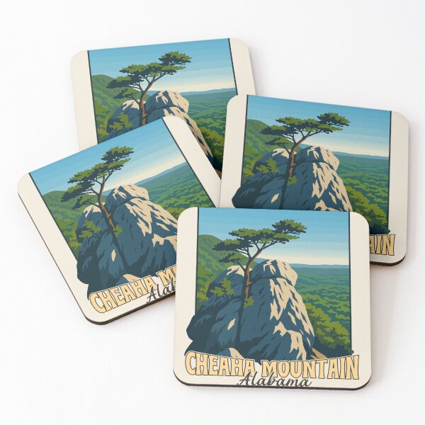 Item preview, Cheaha Mountain Vista – Alabama Vector Landscape designed and sold by Gideon Emmerich.