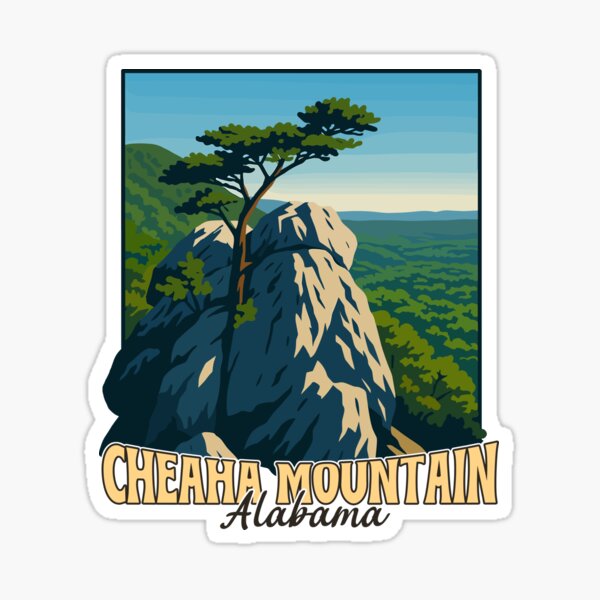 Item preview, Cheaha Mountain Vista – Alabama Vector Landscape designed and sold by Gideon Emmerich.