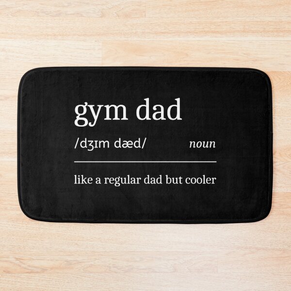 Item preview, Gym Dad Definition Funny Sarcastic Weight Lifting Father designed and sold by StrideSuccess.