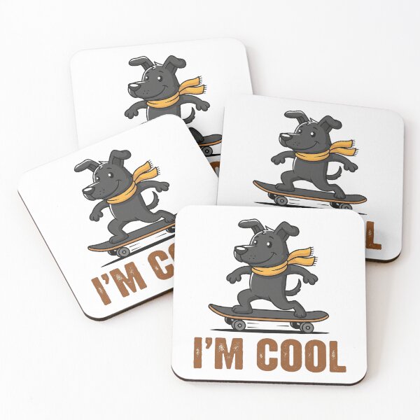 Item preview, Cool Skater Dog Cartoon  designed and sold by dreephic22.