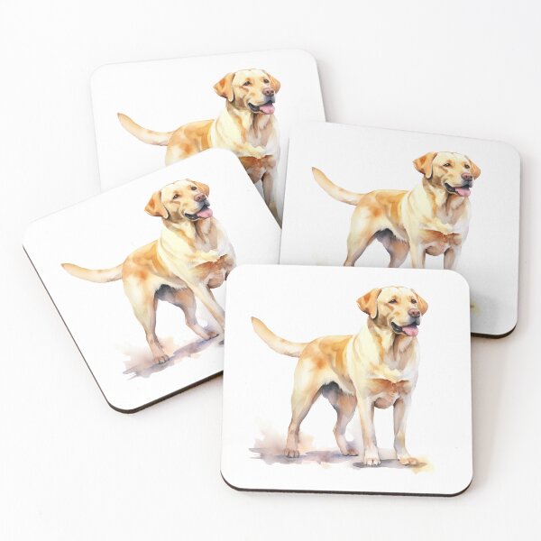 Item preview, Watercolor Yellow Labrador designed and sold by Stained By The Belle.