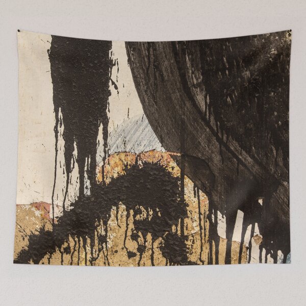 Item preview, brushstroke of black paint on the wall designed and sold by felipequeiroz.