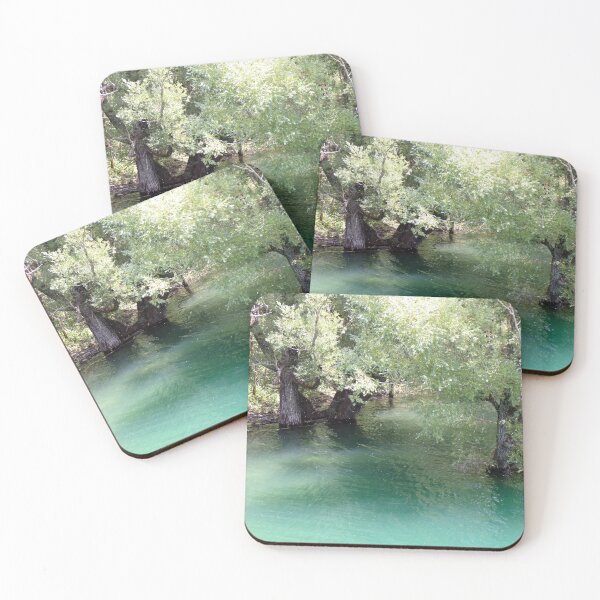 Item preview, Flooded Forest Landscape – Peaceful Nature Photography with Green Water and Trees designed and sold by cami gallo.