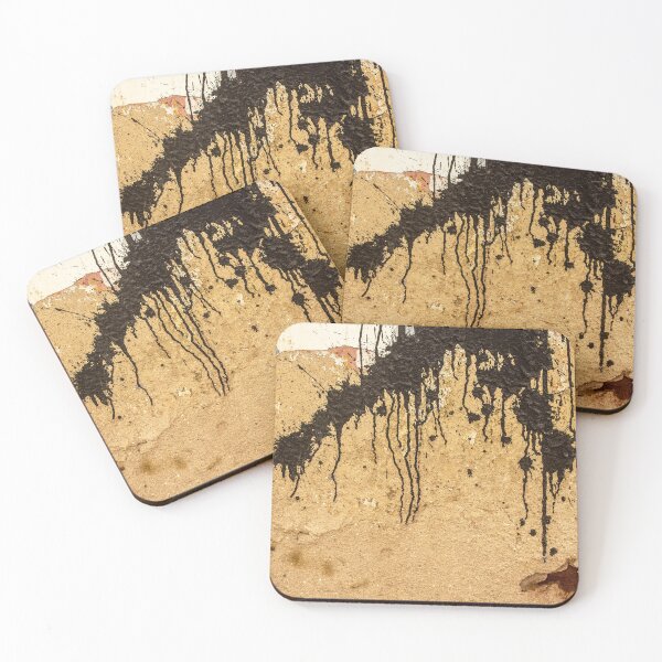 Item preview, brushstroke of black paint on the wall 2 designed and sold by felipequeiroz.
