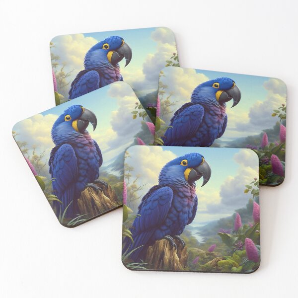 Item preview, Hyacinth Macaw Art #26 | Blue Macaw Lovers designed and sold by ksgraphics222.