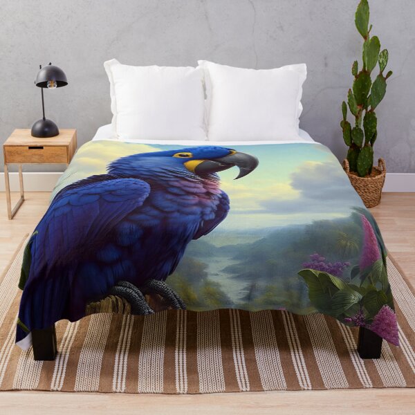Item preview, Hyacinth Macaw Art #26 | Blue Macaw Lovers designed and sold by ksgraphics222.