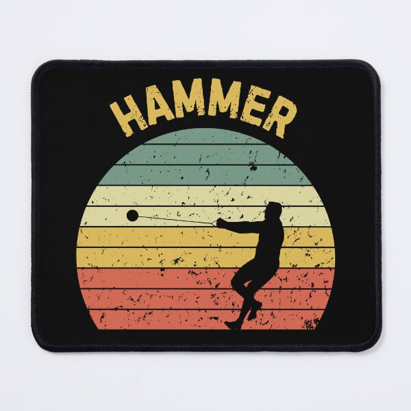 Item preview, Hammer Throw Retro Sunset Thrower Silhouette designed and sold by StrideSuccess.