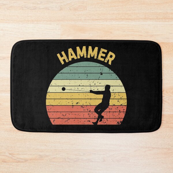 Item preview, Hammer Throw Retro Sunset Thrower Silhouette designed and sold by StrideSuccess.