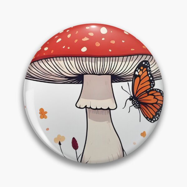 Item preview, Mushroom Moth Specimen designed and sold by FloraxisLab.