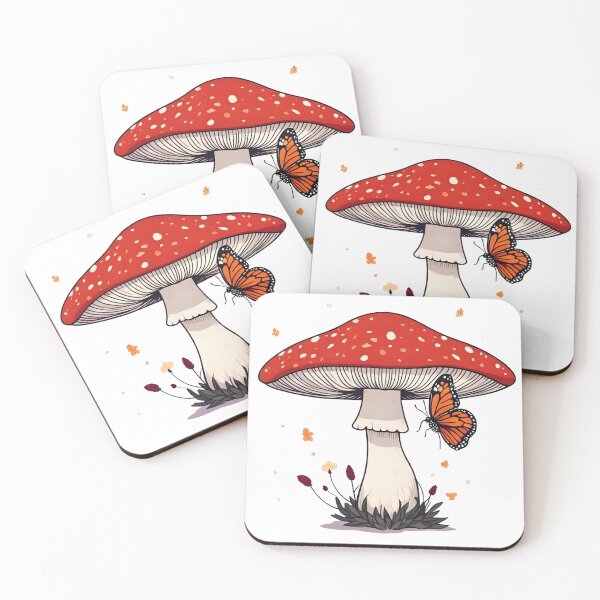 Item preview, Mushroom Moth Specimen designed and sold by FloraxisLab.