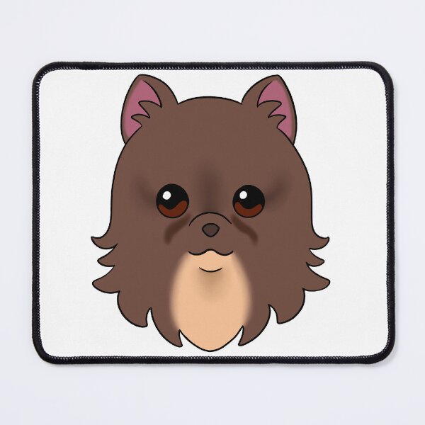Item preview, Brown Pomeranian Cream Chin Tear Stains designed and sold by OliRoseArt.
