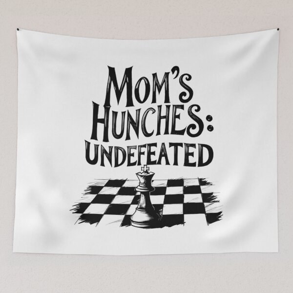Item preview, Chess Queen Mother's Day Smart Mom Instinct Sweet Words Black Text designed and sold by adlibmaria.