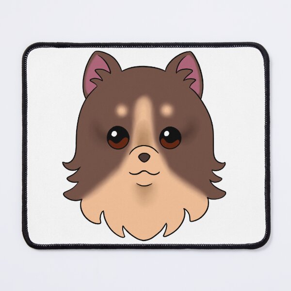 Item preview, Brown Pomeranian Cream Forehead Brows designed and sold by OliRoseArt.