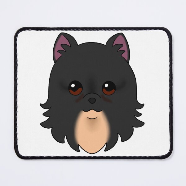 Item preview, Black Pomeranian Cream Chin Tear Stains designed and sold by OliRoseArt.