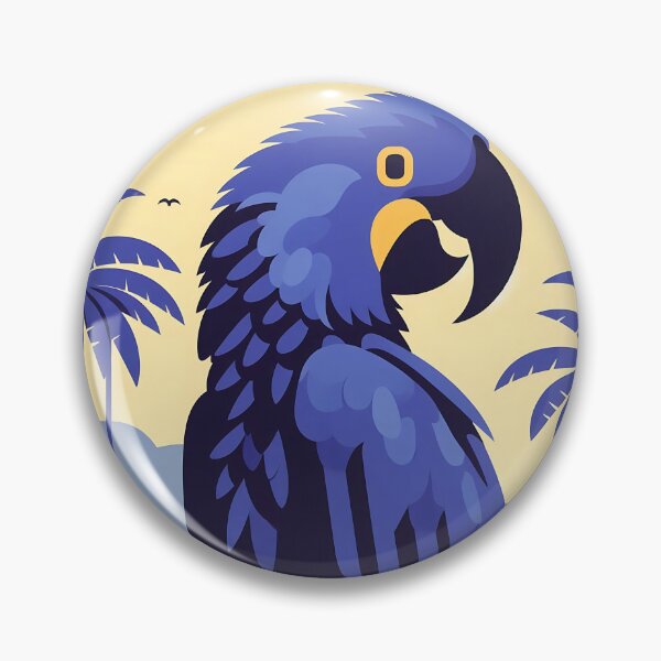 Item preview, Hyacinth Macaw Art #27 | Blue Macaw Lovers designed and sold by ksgraphics222.