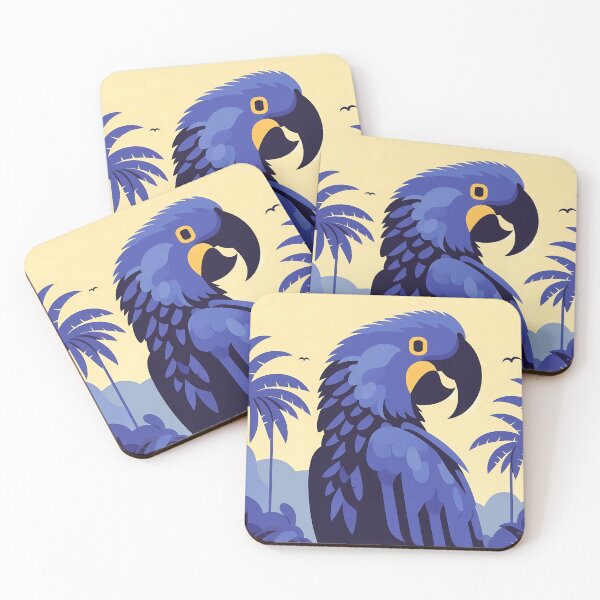 Item preview, Hyacinth Macaw Art #27 | Blue Macaw Lovers designed and sold by ksgraphics222.