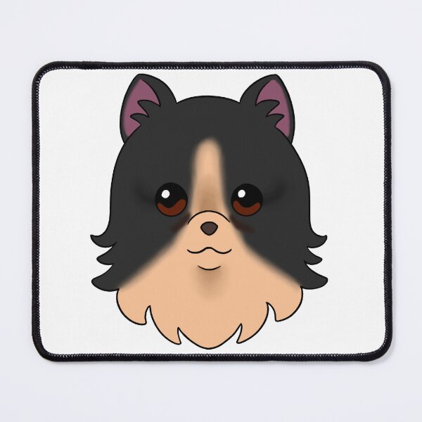 Item preview, Black Pomeranian Cream Forehead Tear Stains designed and sold by OliRoseArt.