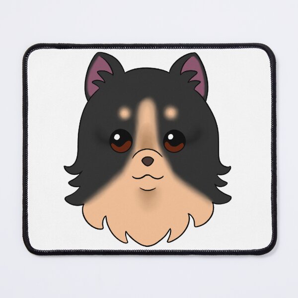 Item preview, Black Pomeranian Cream Forehead Brows  designed and sold by OliRoseArt.