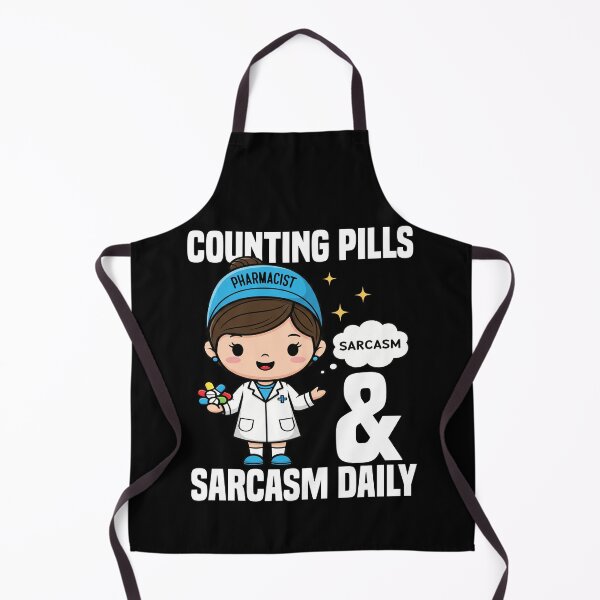 Item preview, COUNTING PILLS AND SARCASM DAILY - PHARMACIST designed and sold by KEF Custom.