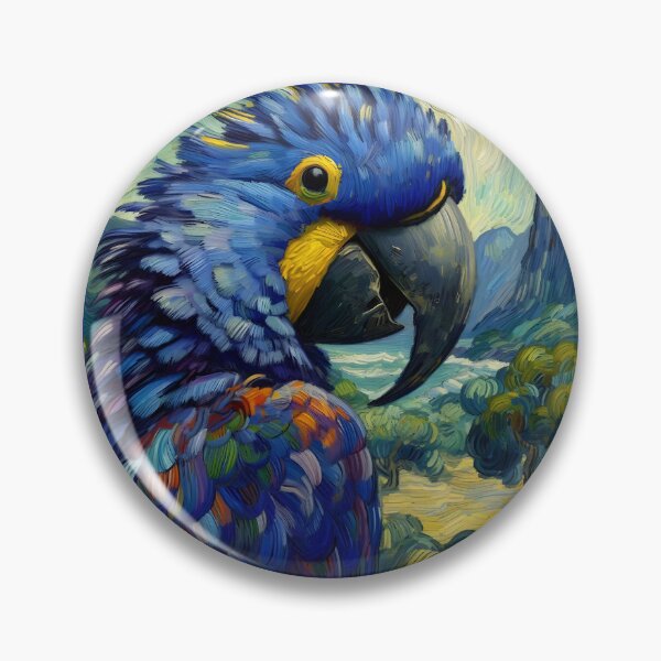 Item preview, Hyacinth Macaw Art #28 | Blue Macaw Lovers designed and sold by ksgraphics222.