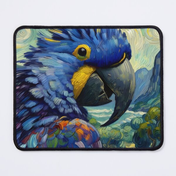 Item preview, Hyacinth Macaw Art #28 | Blue Macaw Lovers designed and sold by ksgraphics222.